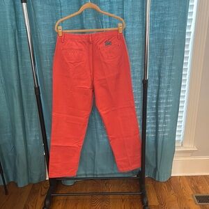 Nautica Vibrant Red Chino Pants 34x32